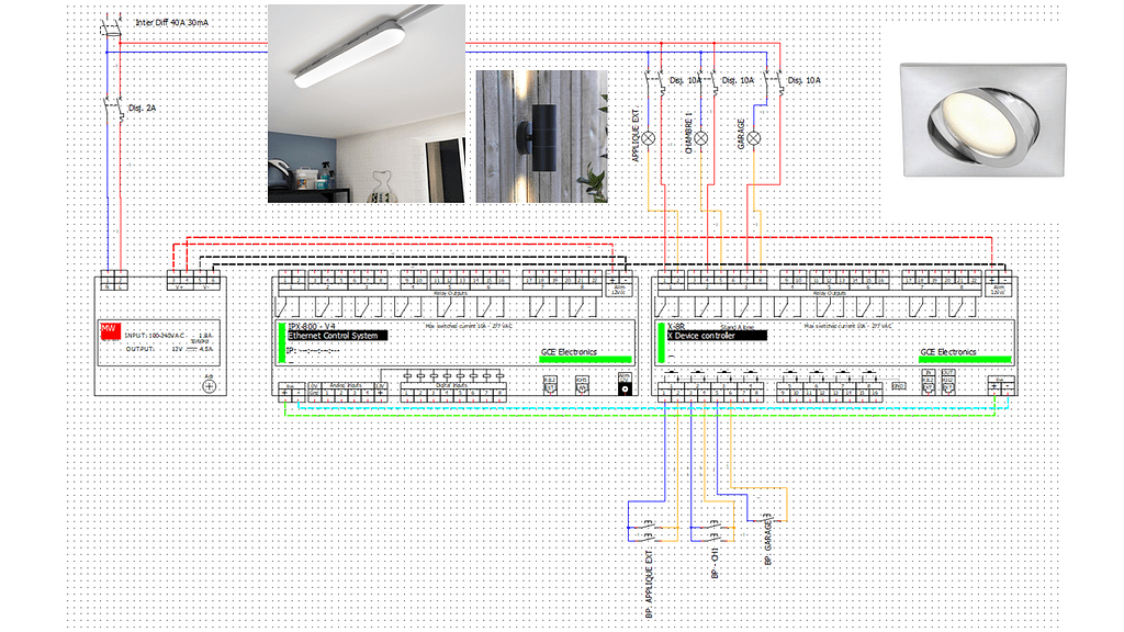 aide] Câblage BP avec voyant lumineux quand ON - Cartes Ethernet IPX800 -  GCE Electronics - Forum des utilisateurs - IPX800 - EcoDevices etc