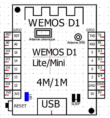 Wemos D1 mini lite ESP8266