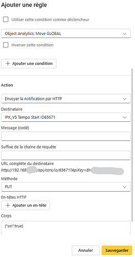Bilan IPX-Axis - Push PUT - Regle