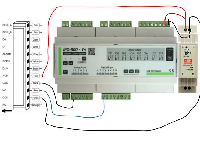 Cablage Clavier Rfid