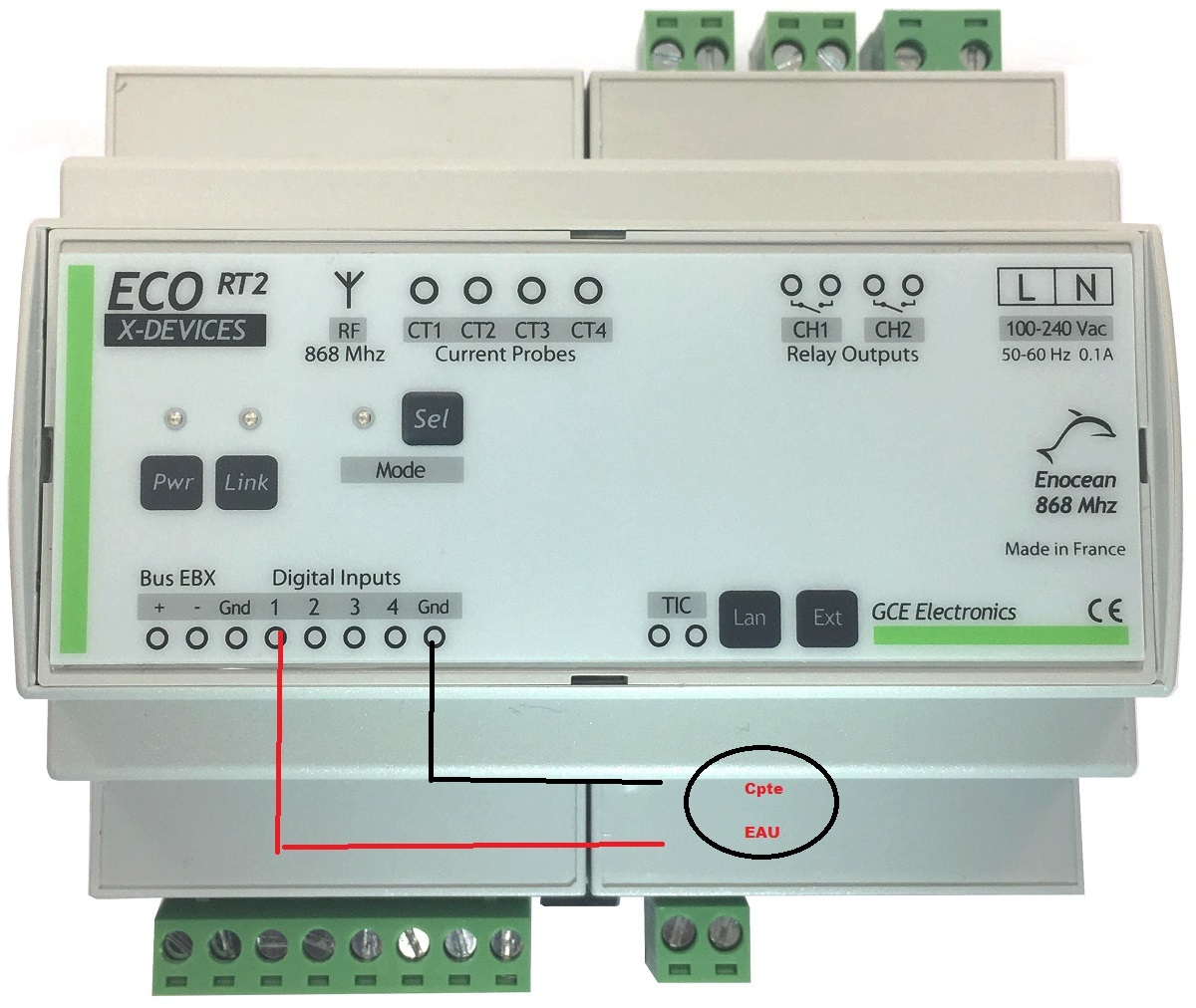 Compteur D Eau Chaude Gianoli Paramètres Eco Devices